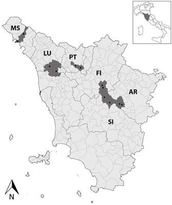 Investigating a new alarming outbreak of flavescence dorée in Tuscany (Central Italy): molecular characterization and map gene typing elucidate the complex phytoplasma ecology in the vineyard agroecosystem